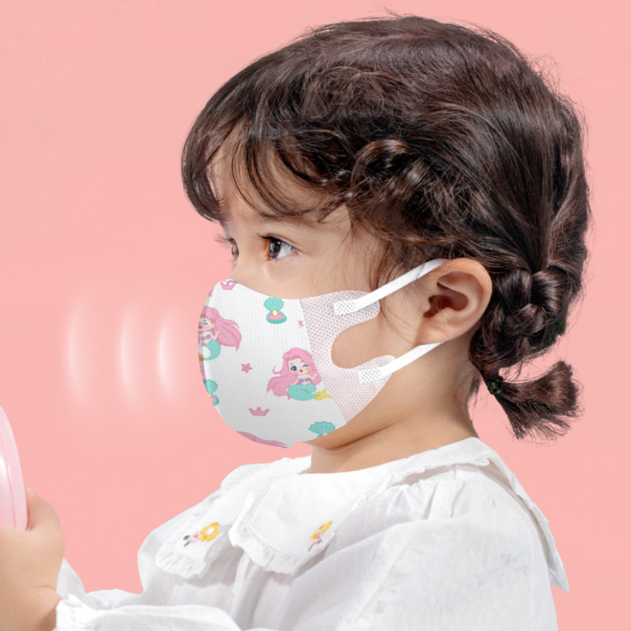 Kids Face Mask - 30pcs 3D Face Mask Children Disposable