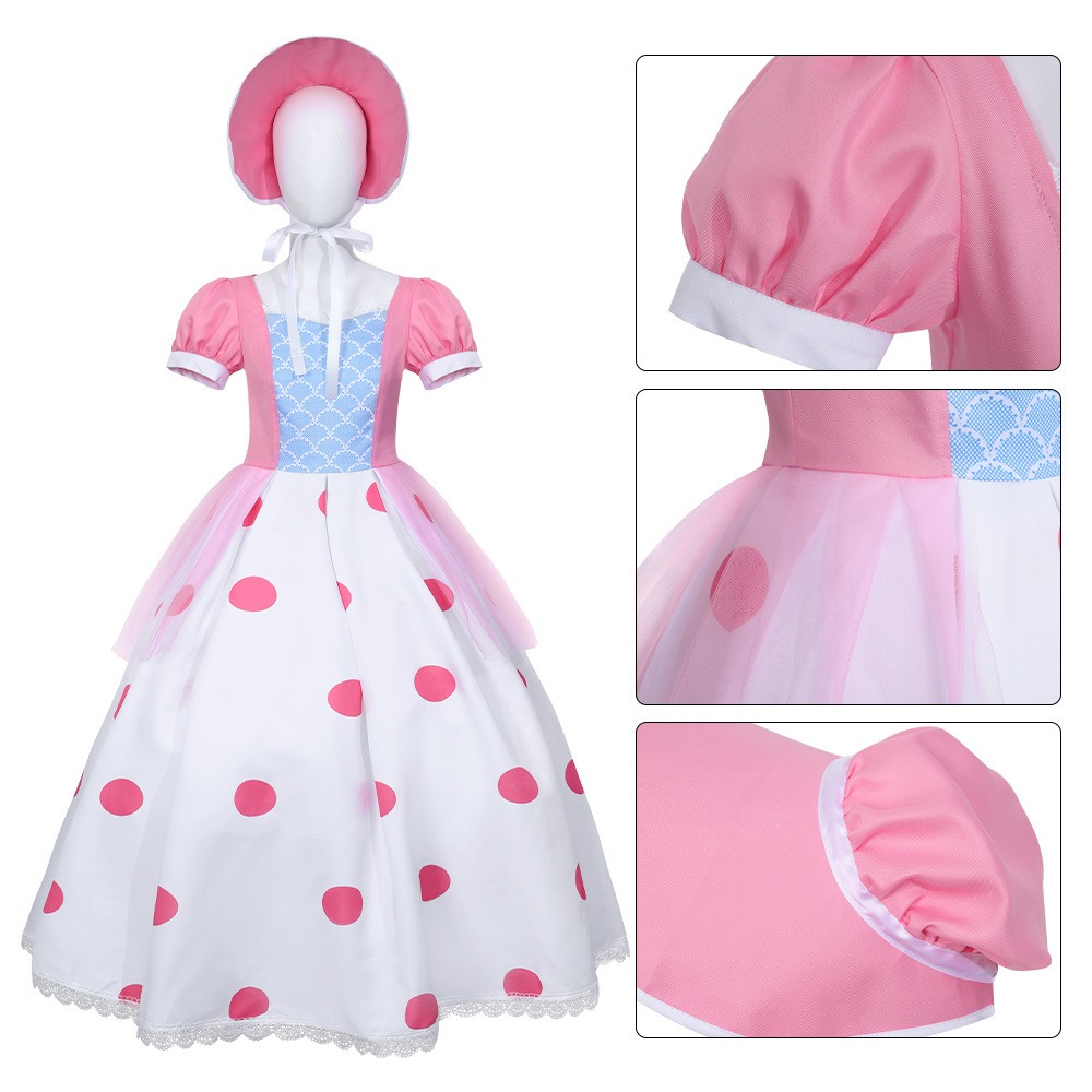 Anime Bo Peep Cosplay Costume  - Kids Face Mask 评论和价格