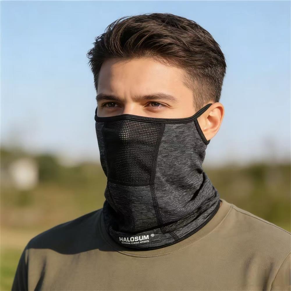 Ice Silk Breathable Mesh Face  - Sports Mask Breathable 评论和价格